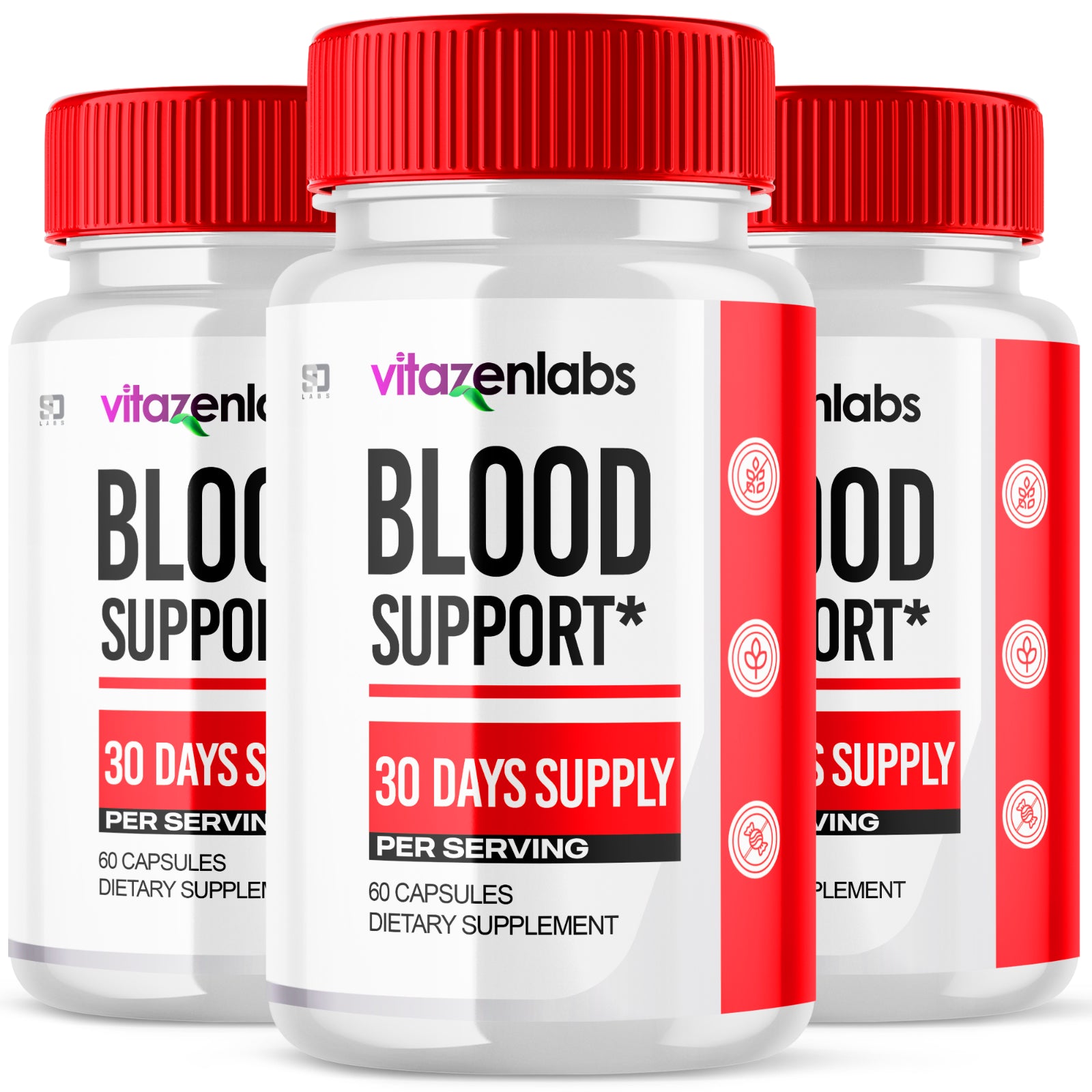 Vitazen Labs Blood Pills – Support for Blood Health and Wellness (3 Pack)