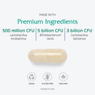 Vitanica Flora Symmetry, Shelf Stable Probiotic Supplement, Dr Formulated Probiotics for Women, Probiotics for Men and Adults, Acidophilus Probiotic, Non-Gmo, Vegan, 60 Capsules