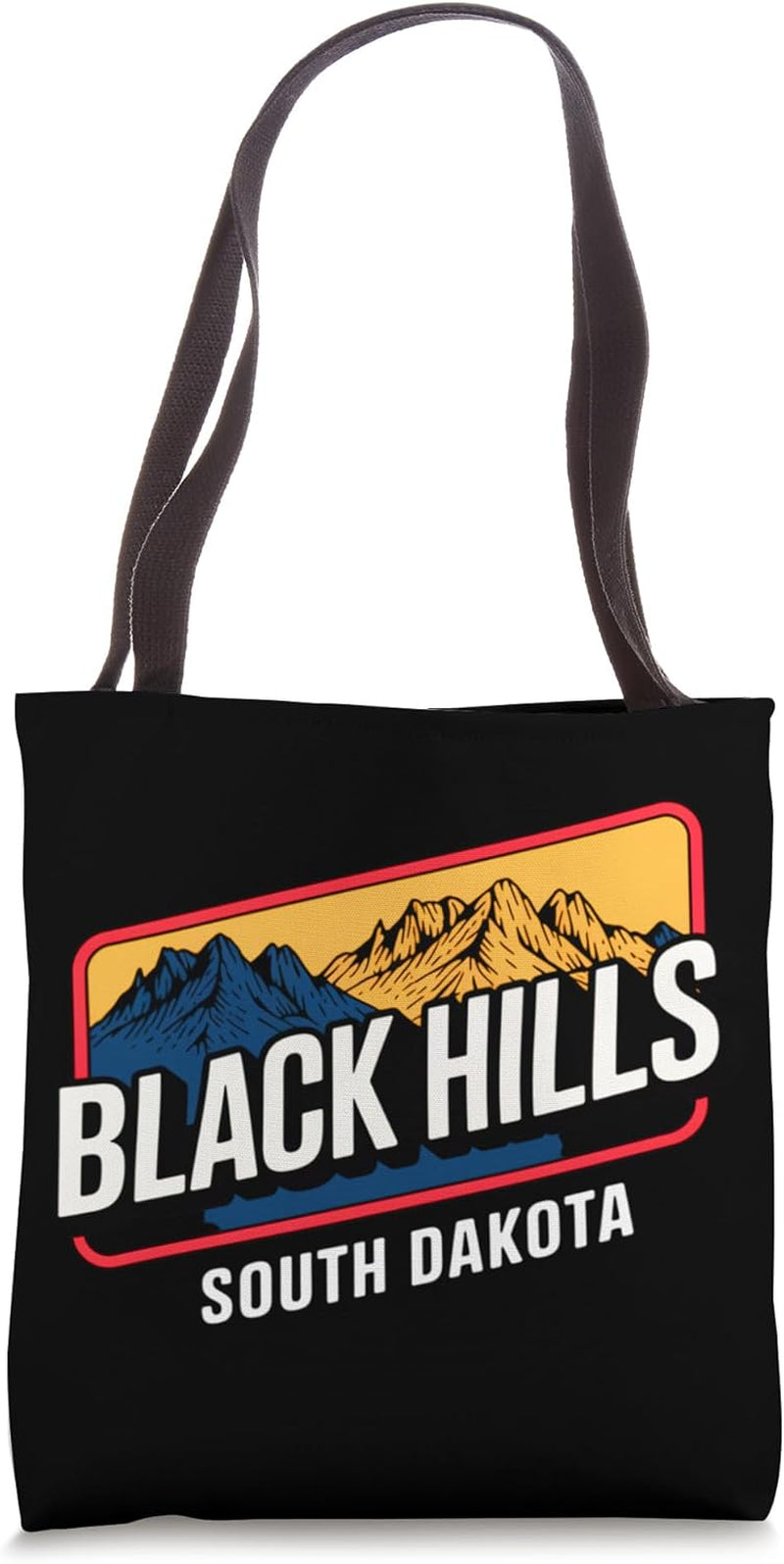 Black Hills, South Dakota, SD Souvenir Vacation Travel Tote Bag