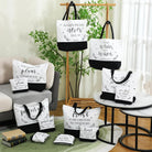 12 Pcs Christian Canvas Tote Bags with Religious Makeup Bags for Women Inspirational Gifts for Xmas Women Mothers Church Teacher Birthday