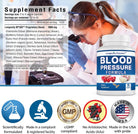 [3-Bottle Value Pack] Longevity Blood Pressure Formula - with 12+ Natural Herbs. Dietary Support Supplement