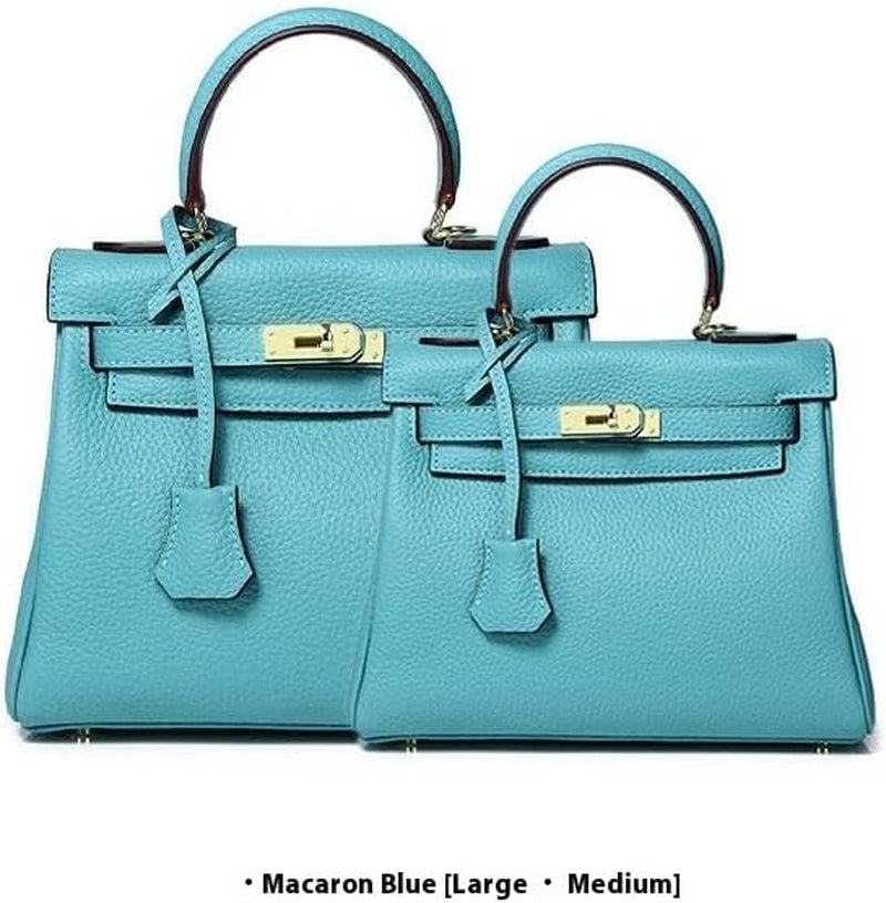 28 Waxed Thread Leather Handmade Bag - Original Version Top-Grain Cowhide Leather Crossbody & Tote Bag for Women