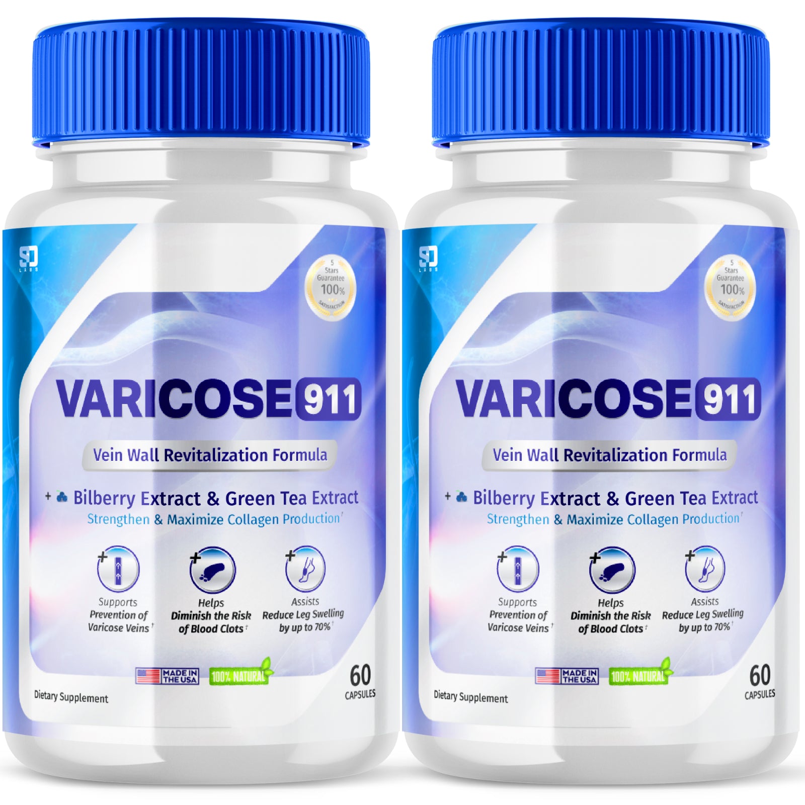 Varicose 911 - Enhance Daily Wellness and Collagen Support (2 Pack)