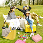 EVA Waterproof Small Rubber Beach Bag Sandproof Compact Tote for Women Men, Lightweight Rubber Travel Handbag for Pool, Gym