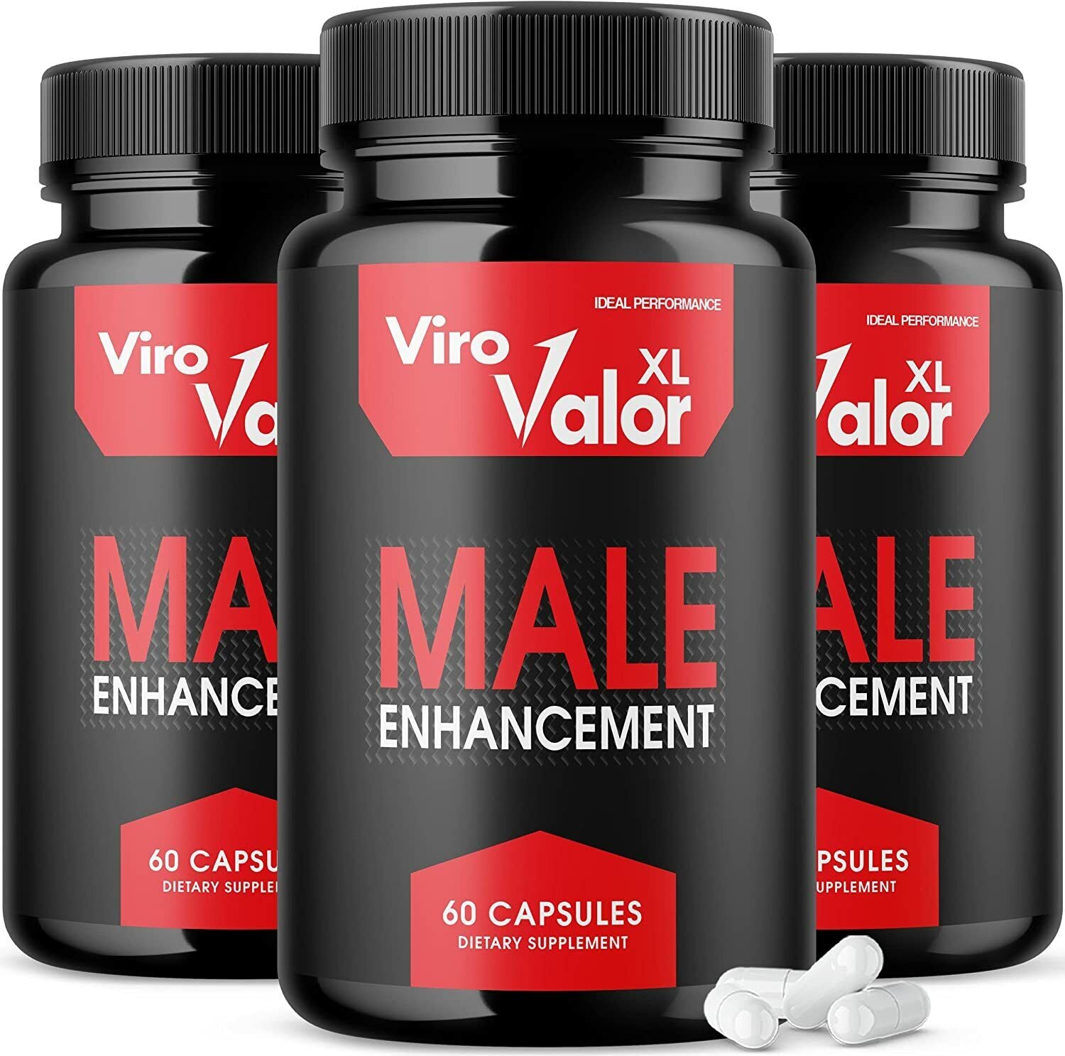 Viro Valor XL Pills Formula Virovalor XLR Vitamins 180 Capsules (3 Pack)