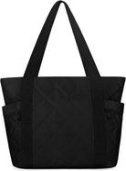 16L Small Tote Bag for Women, 14" Laptop Work Bag, Puffer Handbags Carry on Bags for Beach Commute