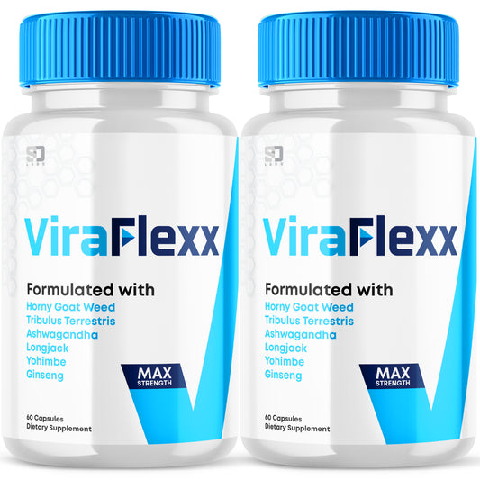 Viraflexx Boosting Pills - Enhances Performance, Supports Energy (2 Pack)