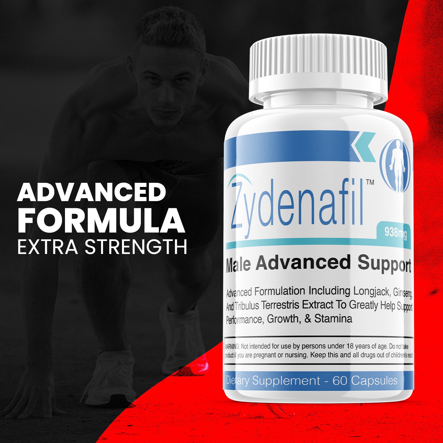 Zydenafil - Male Virility - 5 Bottles - 300 Capsules