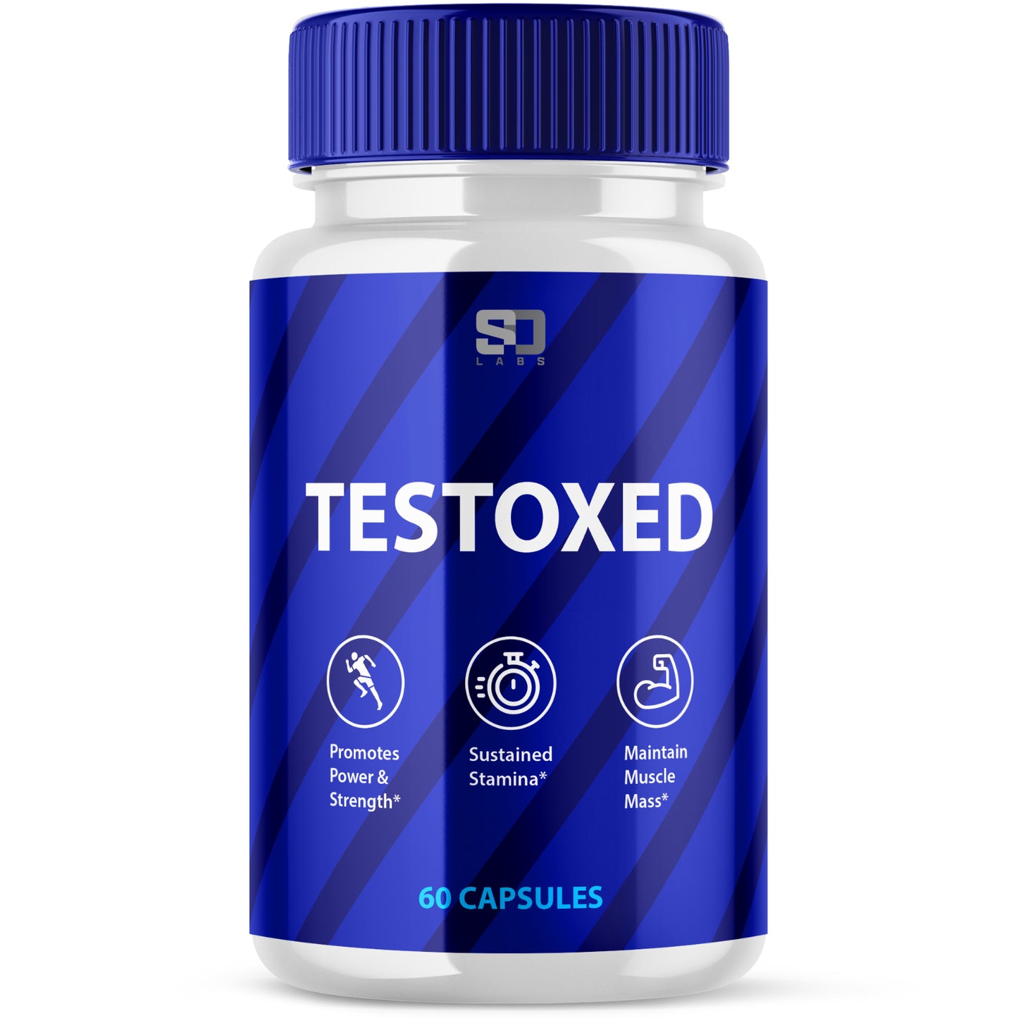 Testoxed Male Vitality Pills - Enhanced Endurance and Muscle Support 60 Capsules