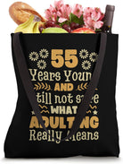 55Th Birthday Women 55 Years Old Men Design 55Th Birthday Tote Bag