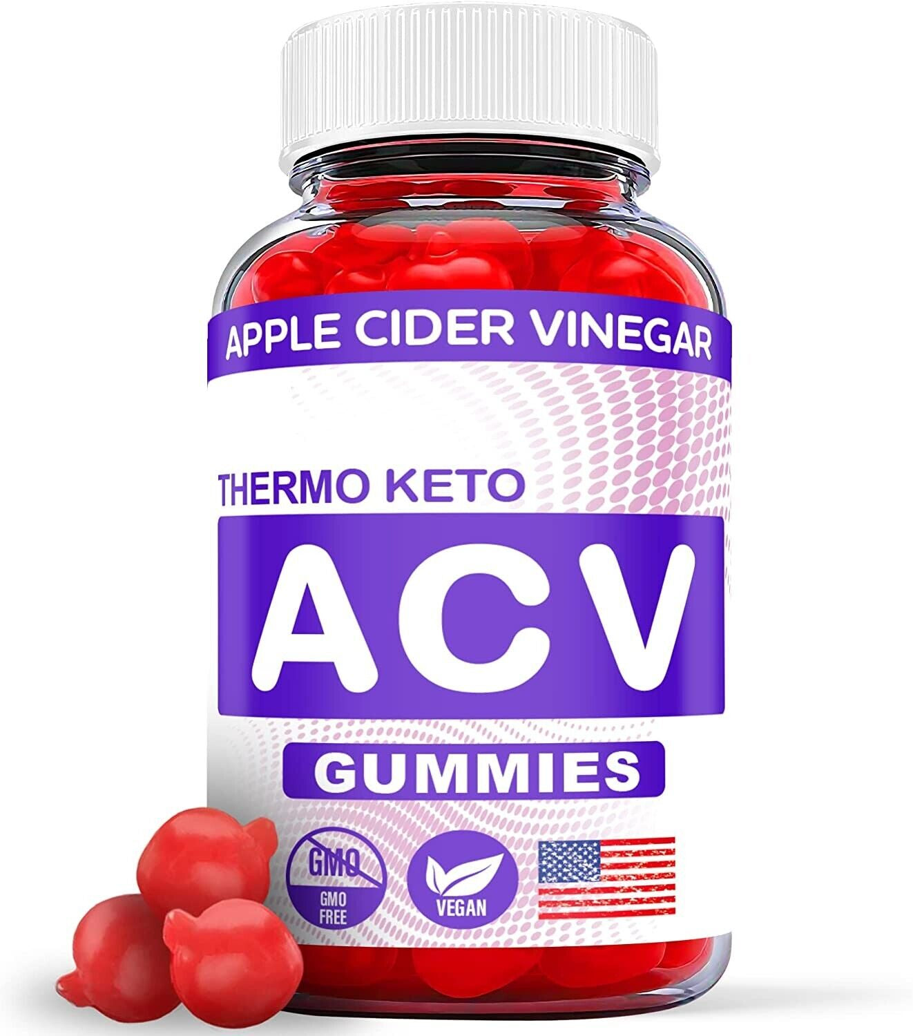 (1 Pack) Thermo Keto ACV Gummies - Thermo Keto Gummies, Weight Loss - 60 Gums