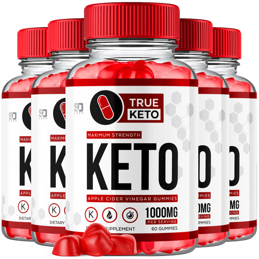 True Keto ACV Gummies - Support Your Wellness and Weight Goals (5 Pack)