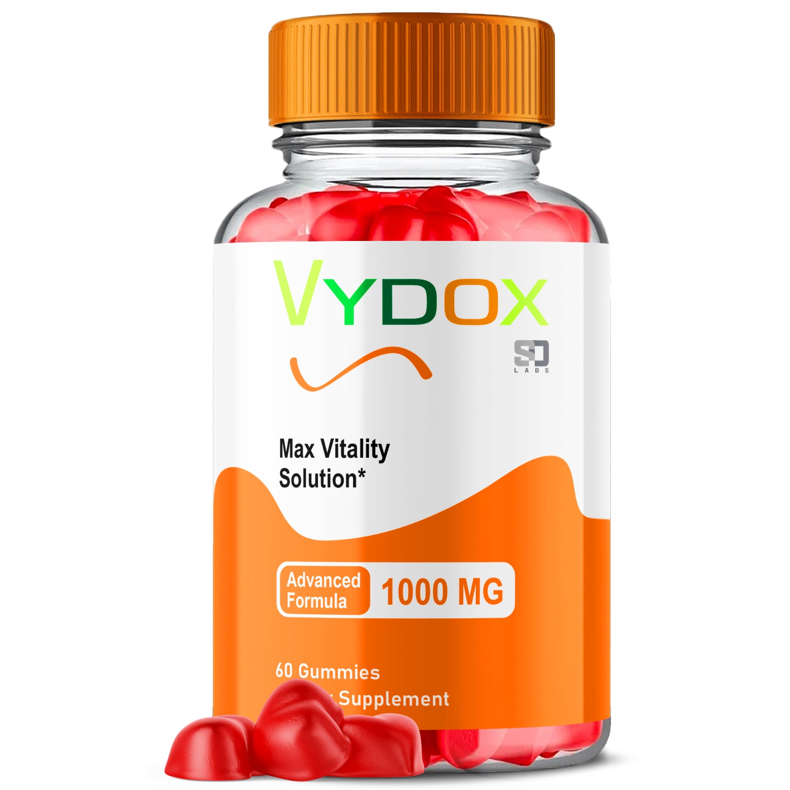 Vydox Gummies - Support and Enhanced Energy, Drive and Vitality 60 Capsules