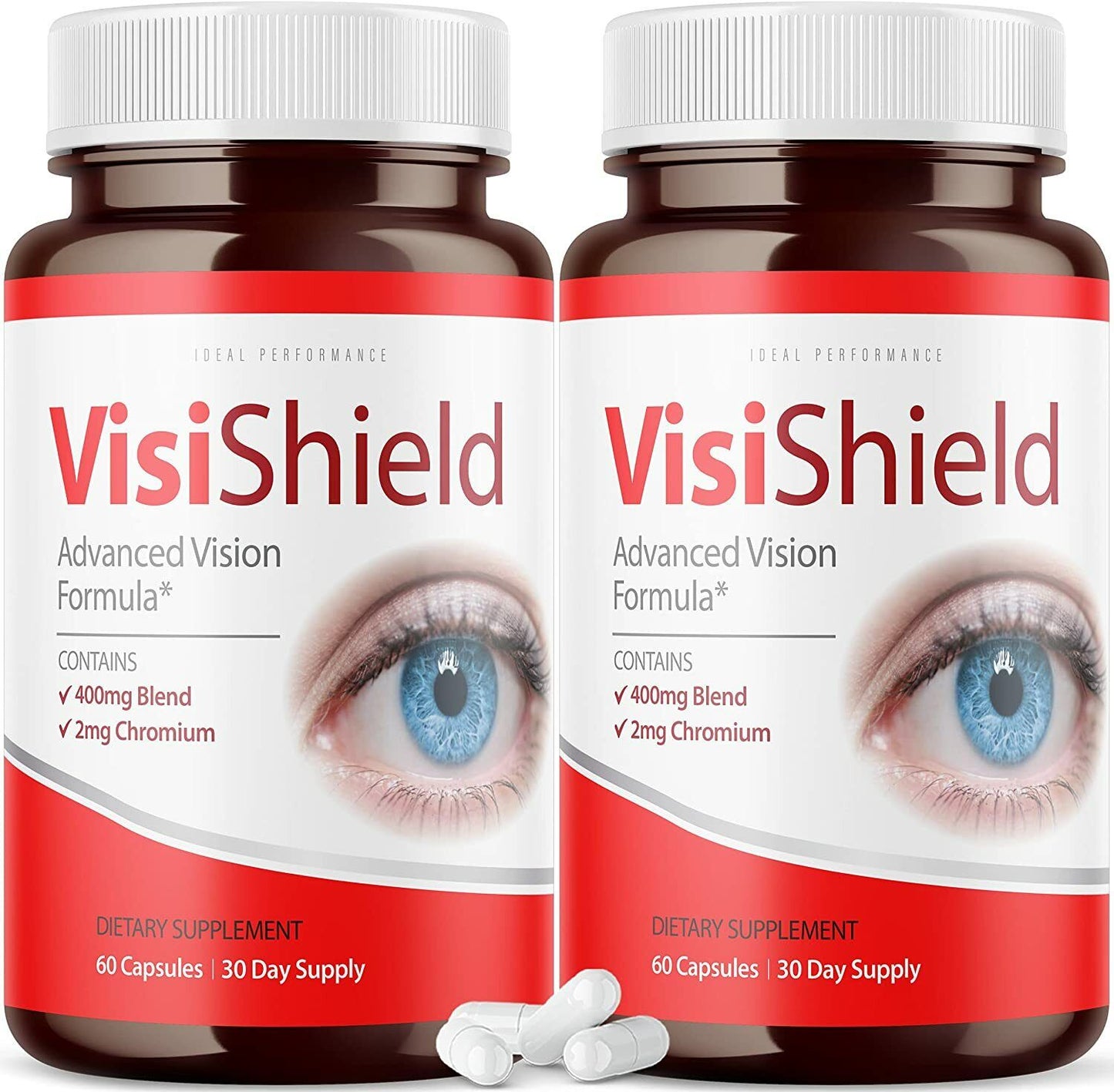 Visishield Advanced Vision Formula for Eyes Supplement Pills Vitamins (2 Pack)