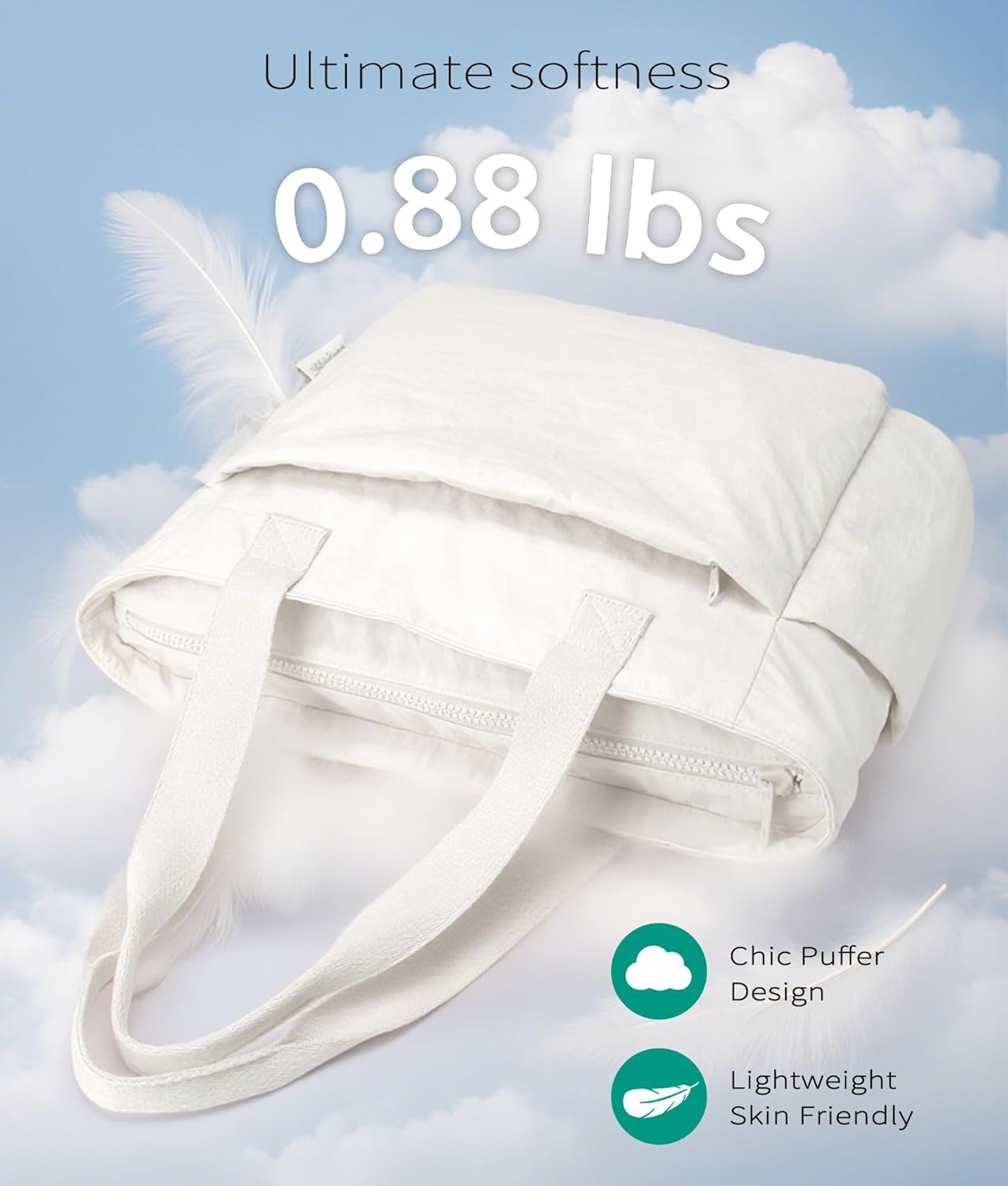 Work Tote Bags for Women, Lightweight Gym Tote with Zipper, Quilted Nurse Bag for Travel
