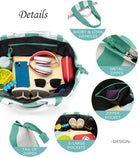 22'' 50L Large Beach Bag with Zipper, Extra Large Canvas Tote Bag for Women, Weekender Pool Bag