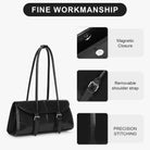 YFGBCX Faux Leather Tote Bag for Women Burgundy Purses Small Shoulder Bag Wine Colored Purse Y2K Red Handbag Purse