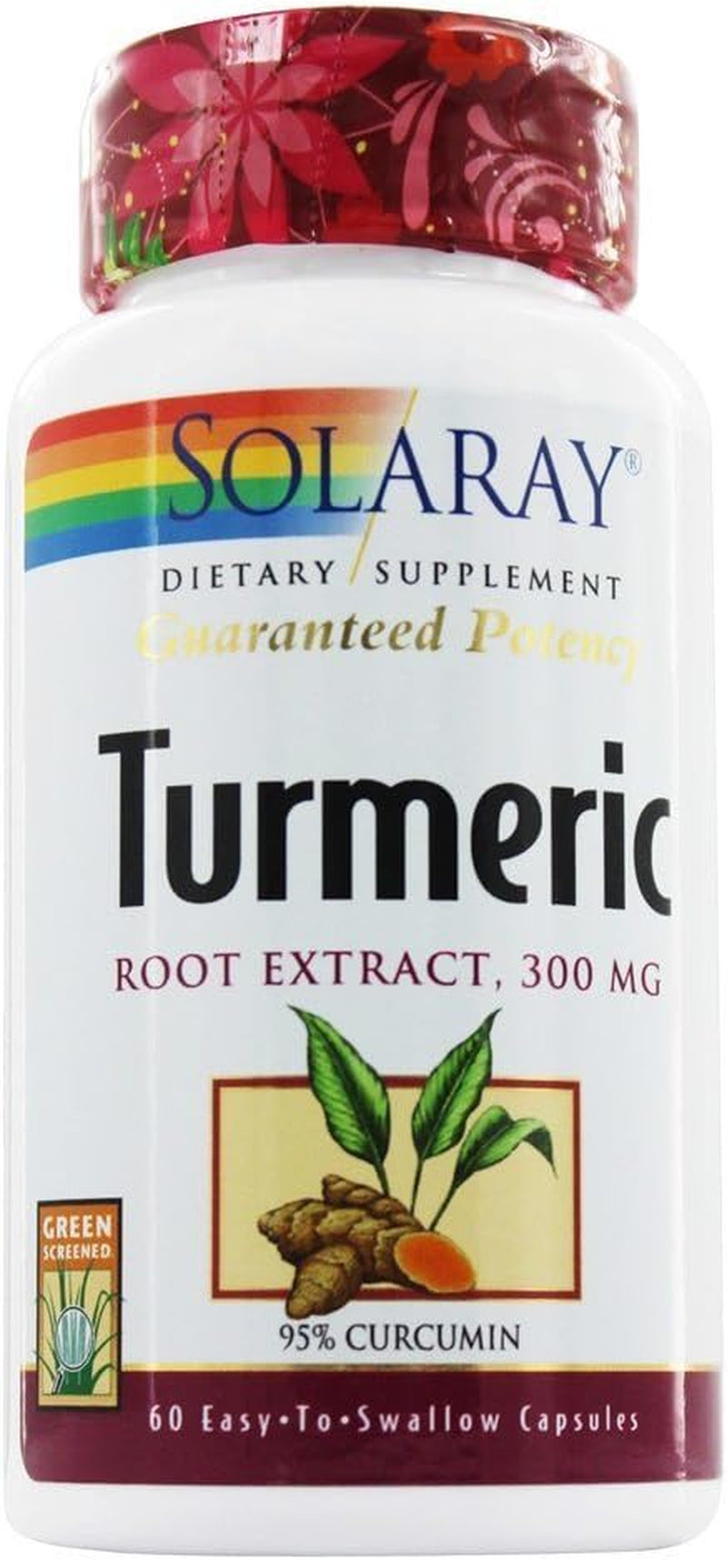 SOLARAY Turmeric Root Extract 300 Mg - 60 Capsules