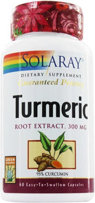 SOLARAY Turmeric Root Extract 300 Mg - 60 Capsules