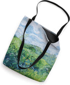 Van Gogh Green Wheat Fields Modern Art Painting Phone Cover Tote Bag