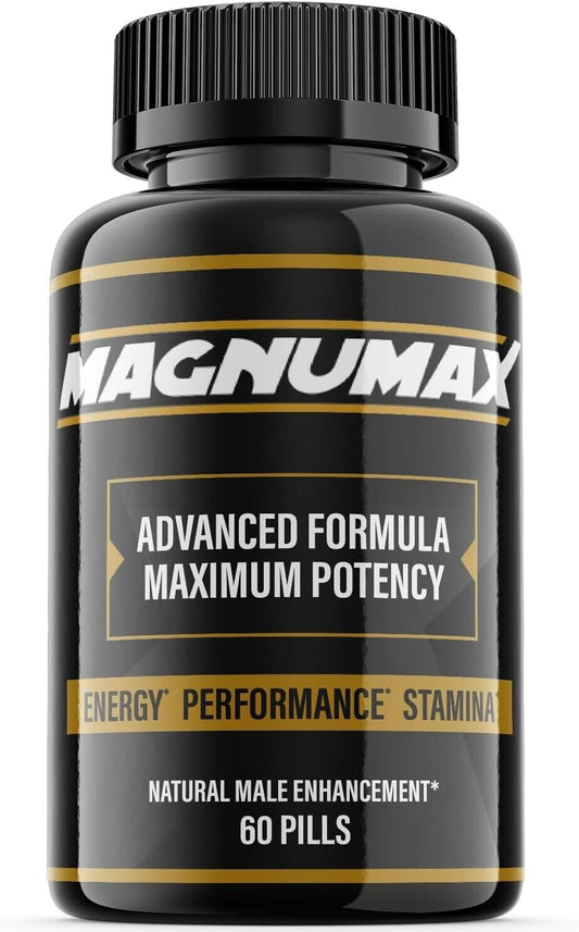 (1 Pack) Magnumax - Vegan, Male Vitality Supplement Pills - 60 Capsules