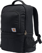 Mens Insulated 24 Can Two Compartment Cooler Backpack Backpack with Fullyinsulated Cooler Base