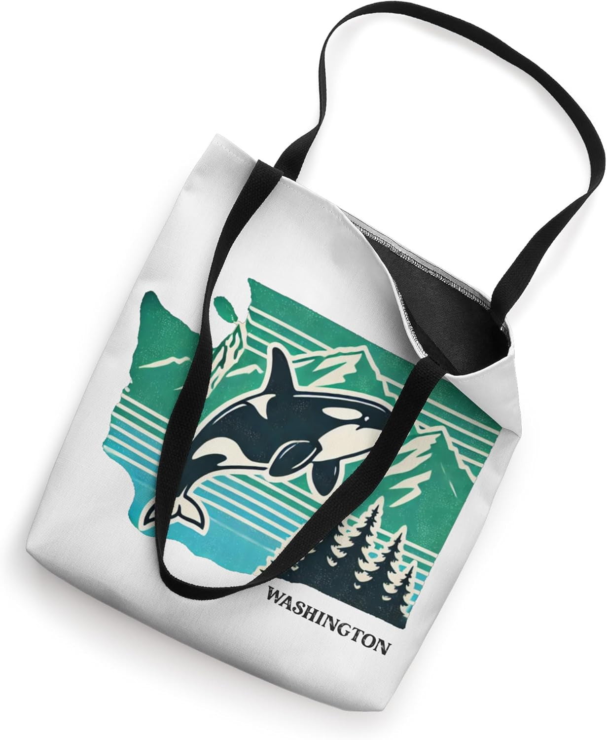 Washington "Evergreen" State - Vintage - Designed Locally Tote Bag