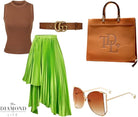 "Sparkle" Medium Tote, Matte Vegan Leather for Women