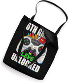 6Th Grade Level Unlocked Gamer First Day of School Boys Tote Bag