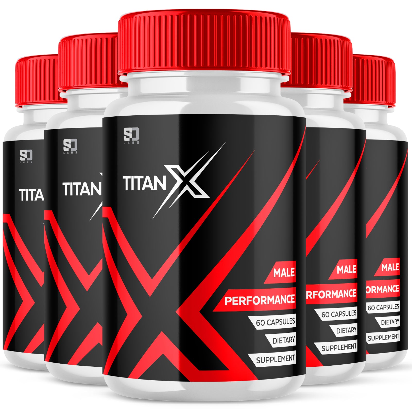 Titan X - Male Pills to Boost Performance and Endurance (5 Pack)