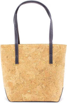 Cork Shoulder Bag Tote Women Handbags Purse with Metallic Foil Vegan Organic Sustainable Eco Friendly Gift Plant Based