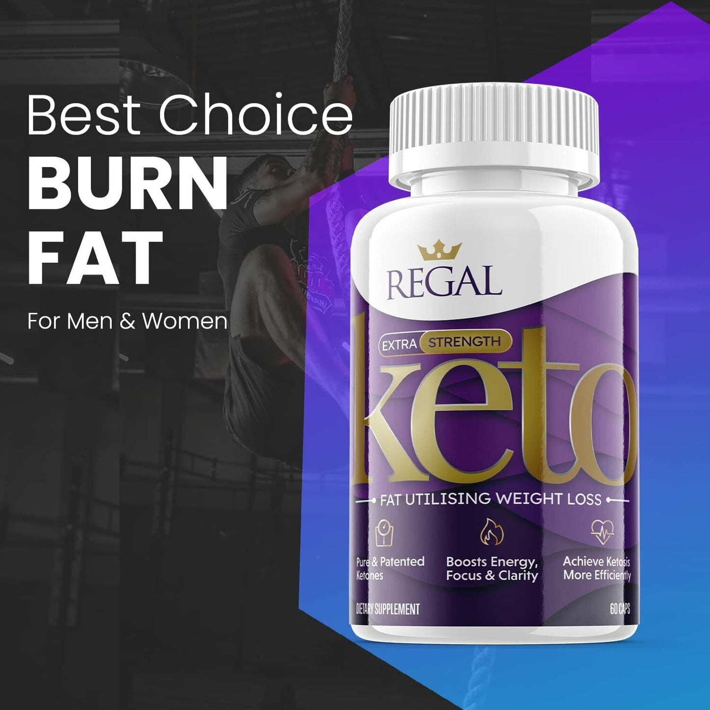 (2 Pack ) Regal - Keto Supplement for Weight Loss & Energy Boosting