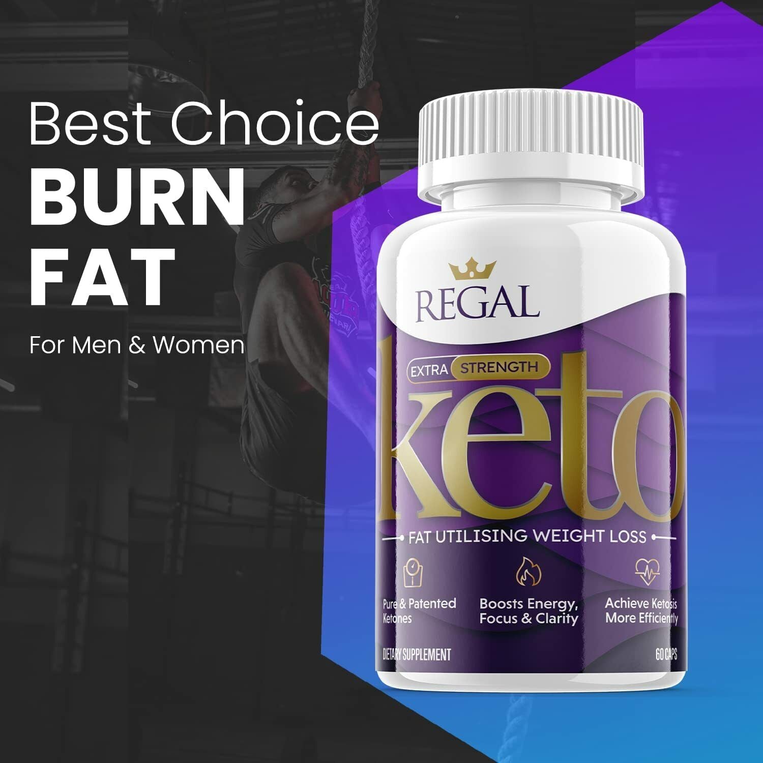 (2 Pack ) Regal - Keto Supplement for Weight Loss & Energy Boosting