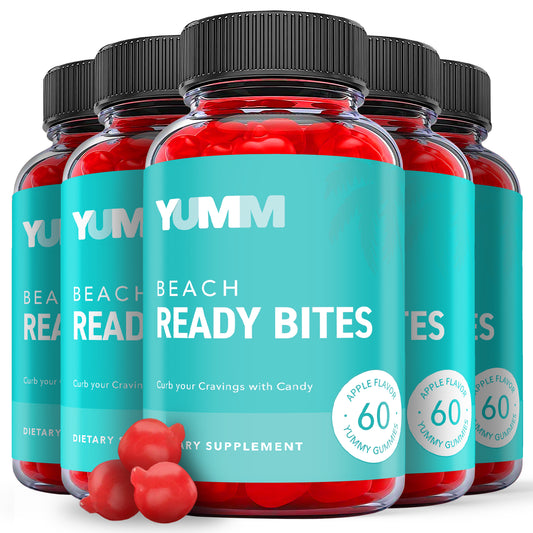 Yumm Beach Ready Bites Gummies - Keto ACV Gummies for Weight Loss (5 Pack)