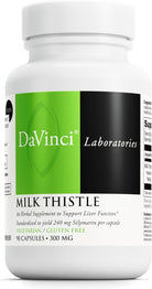 DAVINCI Labs Milk Thistle - Dietary Supplement to Support Liver Detoxification and Function, Kidney Health and Healthy Digestion* - with Milk Thistle and More - Gluten-Free - 90 Vegetarian Capsules