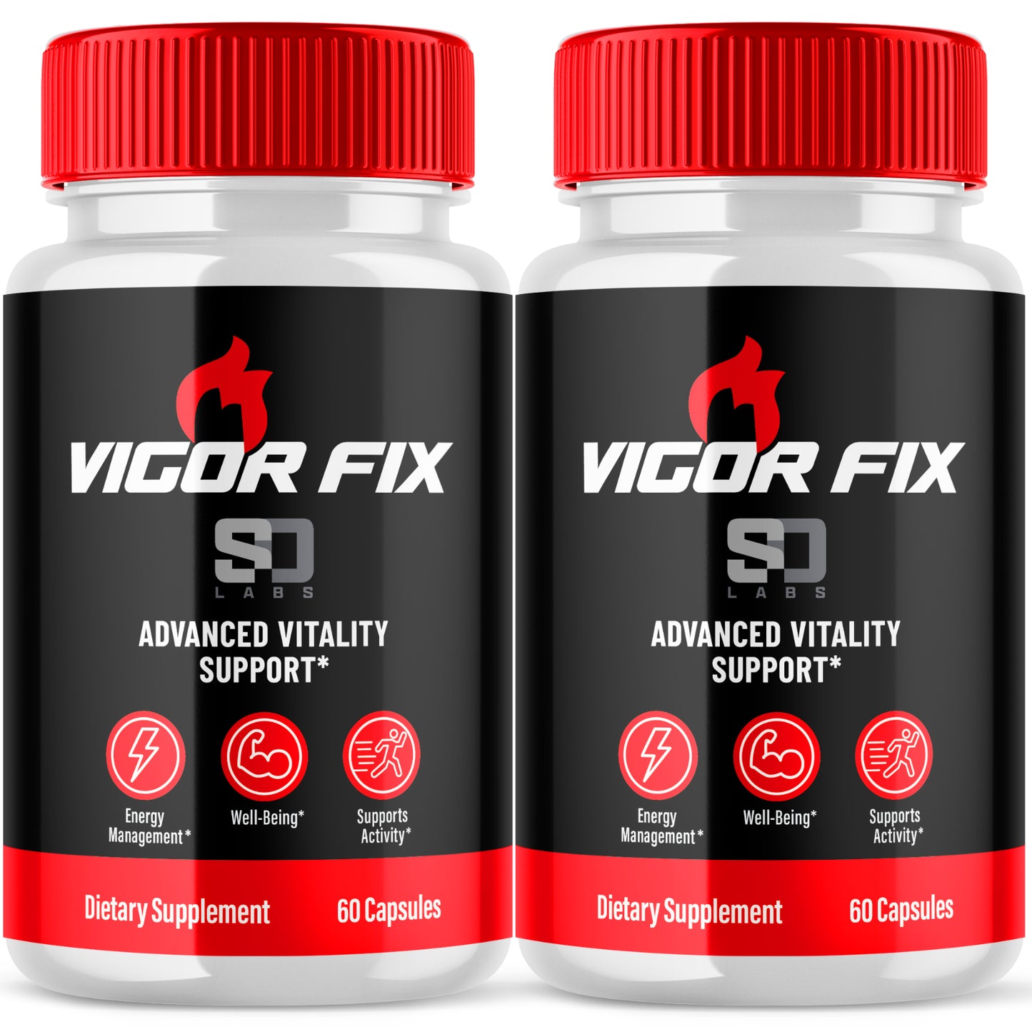 Vigor Fix Male Health Pills - Boost Masculine Vitality and Performance (2 Pack