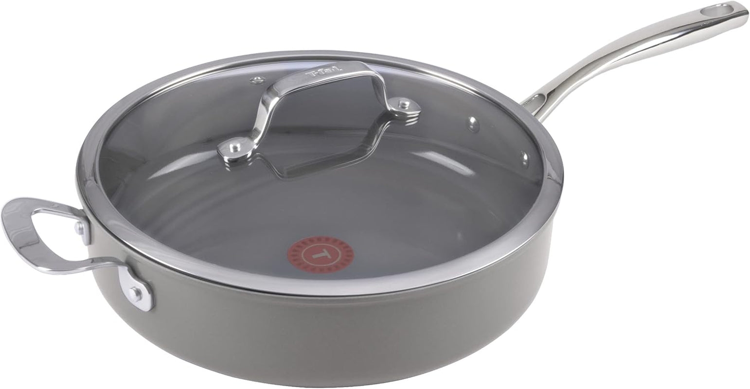 T-Fal Ceramic Excellence Reserve Ceramic Nonstick Jumbo Cooker 5.5 Quart Inducti