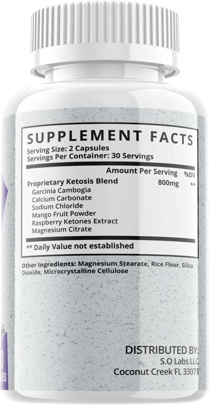 (1 Pack) Let'S Keto Capsules - Support Weight Loss, Helps Fat Burn-60 Capsules