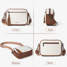Bluome Small Crossbody Purse for Women – Multi Pocket Travel Purses Crossbody Bag Shoulder Handbags with Adjustable Strap