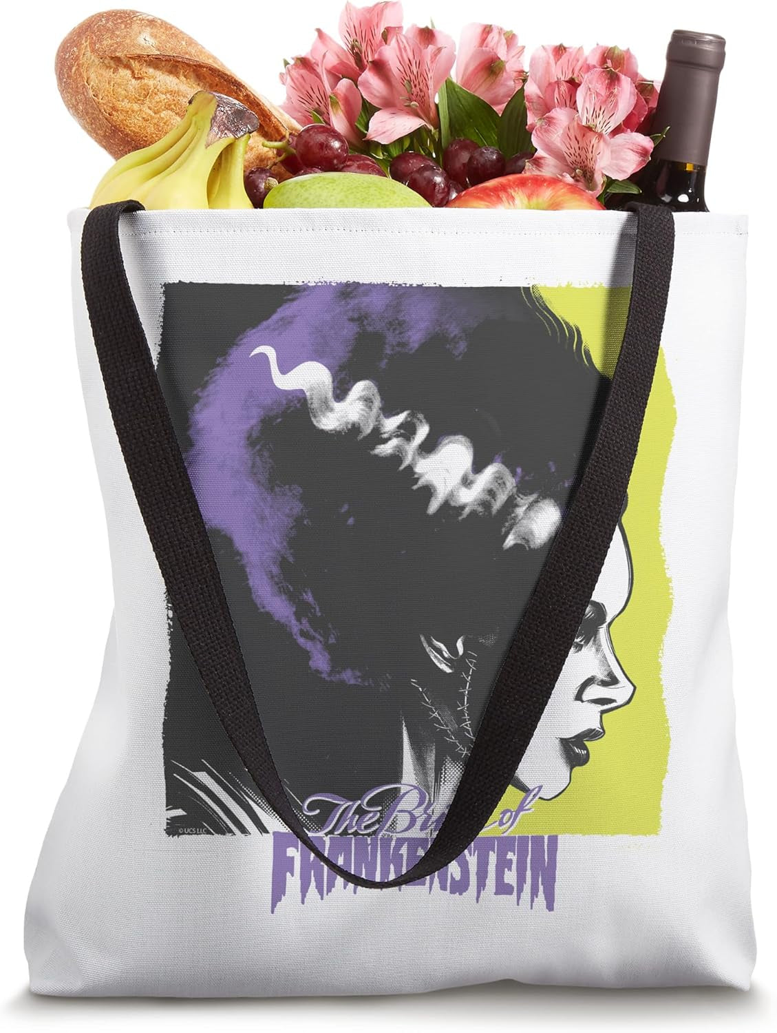 Universal Monsters Bride of Frankenstein Profile Tote Bag