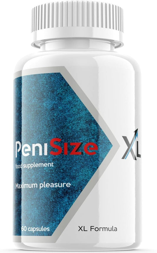 (1 Pack) Penisize XL - Male Vitality Supplement Pills, Vegan - 60 Capsules