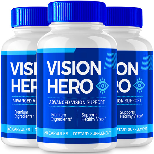 Vision Hero Eye Supplement - Official Formula - (3 Pack)