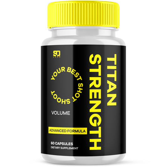 Titan Strength Capsule Advanced Formula Support Performance & Energy 60 Capsules