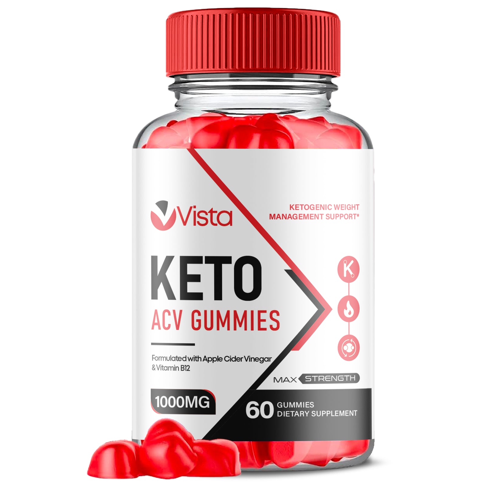 Vista Keto Gummies - Vista Keto ACV Gummys for Weight Loss OFFICIAL - 1 Pack