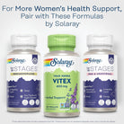 SOLARAY Vitex Berry 400Mg | Womens Healthy Hormone Balance Formula | Menstruation & Menopause Support, 100Ct