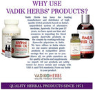 Vadik Herbs Pure Wild Harvested Manjistha (Rubia Cordifolia, Indian Madder) - 100 Vegicaps - Made in USA - Safety Tested - No GMO, Vegan