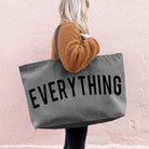 Canvas Tote Bag - Extra Large Shopping Beach Totes Bags Reusable Big Grocery Bag 28" X 8" X 16"