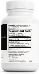 DAVINCI Labs Milk Thistle - Dietary Supplement to Support Liver Detoxification and Function, Kidney Health and Healthy Digestion* - with Milk Thistle and More - Gluten-Free - 90 Vegetarian Capsules