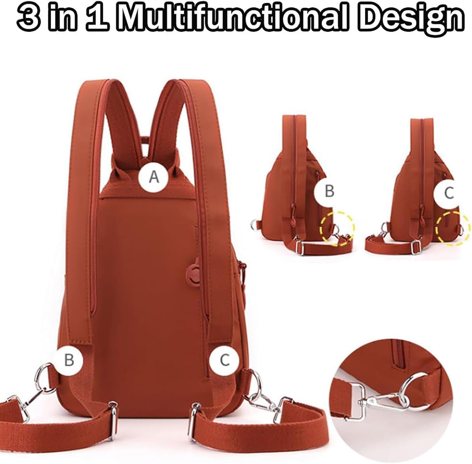 Waterproof 2-Way Commuter Bag, anti Theft Travel Tote Bag, Waterproof Oxford Large Capacity Convertible Shoulder Bags