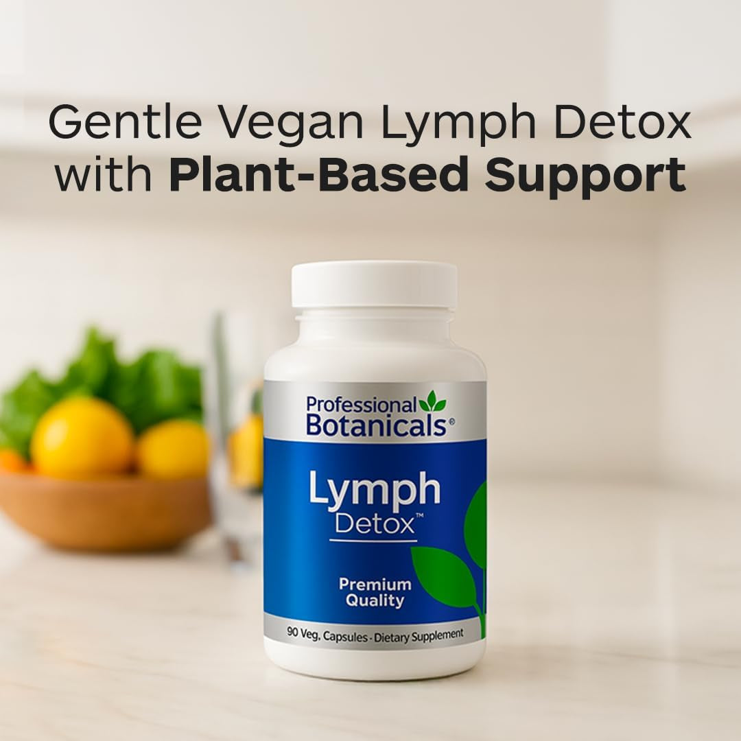 Professional Botanicals Lymph Detox – Clinically Formulated Lymphatic Drainage & Cleanse Support | Natural Herbal Detox Supplement for Lymphatic System Health